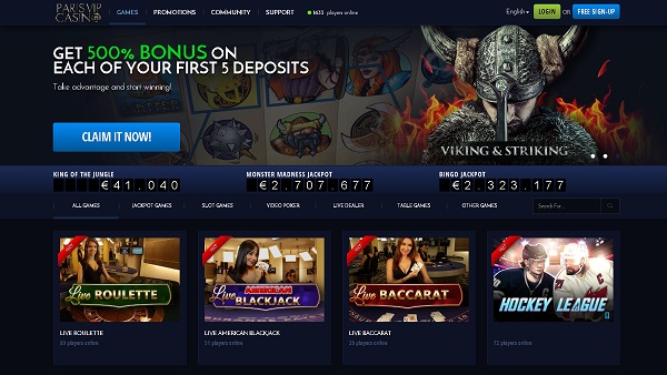 paris vip casino